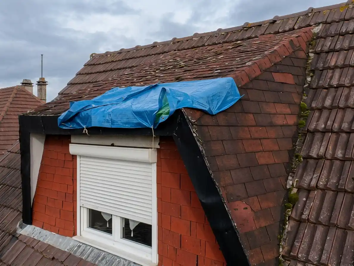 Avant rénovation toiture